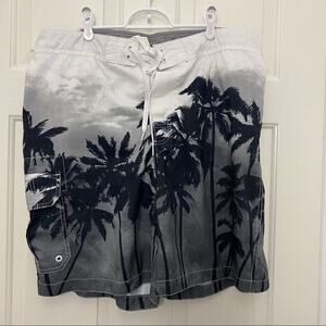 Merona Palm Trees Swim Trunks Sz‎ XL 40-42